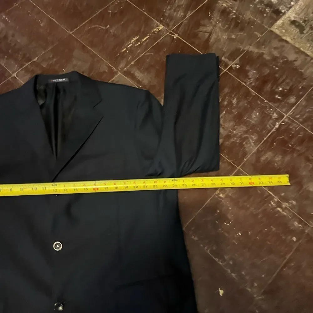Mont Blanc Wool Blazer Jacket